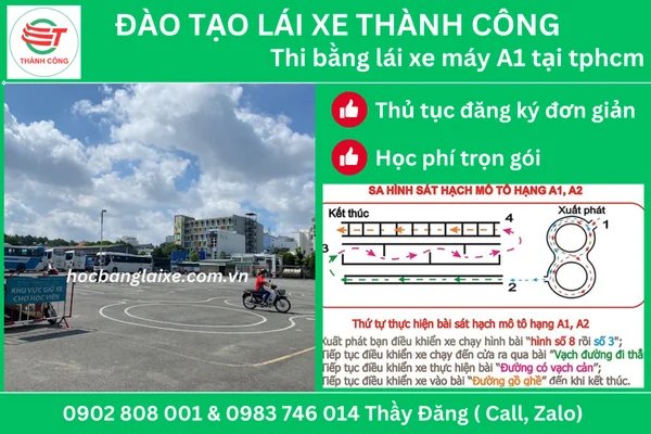 thực hành lái xe hạng A1