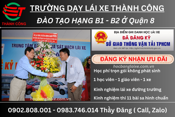 học lái ô tô ở quận 8