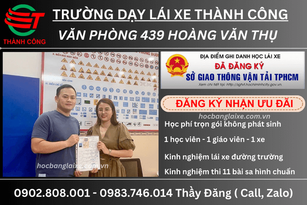 nhận bằng tại 439 hoàng văn thụ tân bình