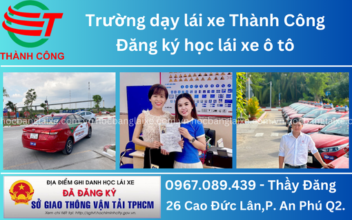 đăng ký học lái ô tô tại quận 2