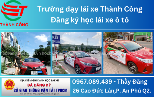 Học lái xe ô tô tại quận 2