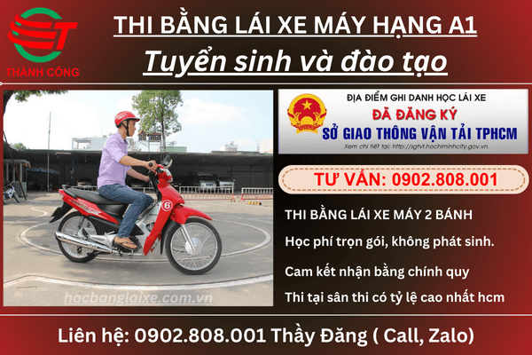 Hướng dẫn sơ đồ thi bằng lái xe máy