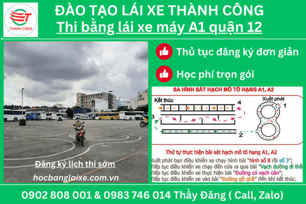 thi a1 tại uận 12