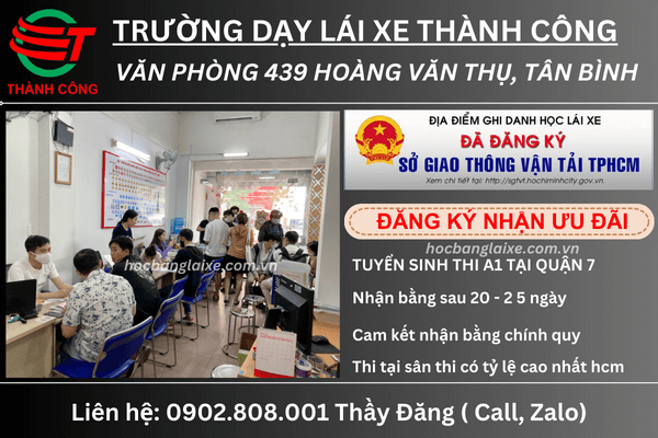 thi bằng lái a1 quận 7