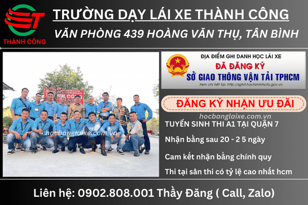 thi hạng a1 quận 7