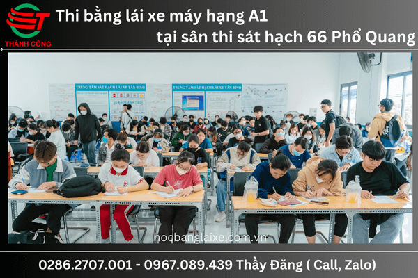 đăng ký thi bằng lái xe máy phổ quang