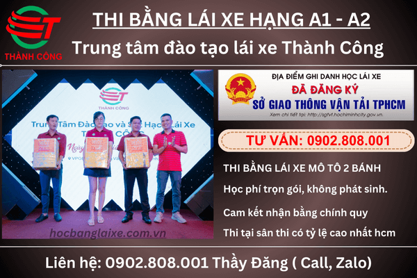 địa chỉ thi bằng lái a2 phú nhuận